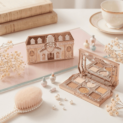 Bảng phấn mắt Gấu Nhỏ The Sweetie Bear Flower Knows 6 màu - Ảnh 7