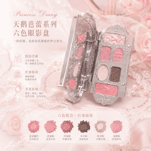 Bảng phấn mắt Swan Ballet Flower Knows - Ảnh 8