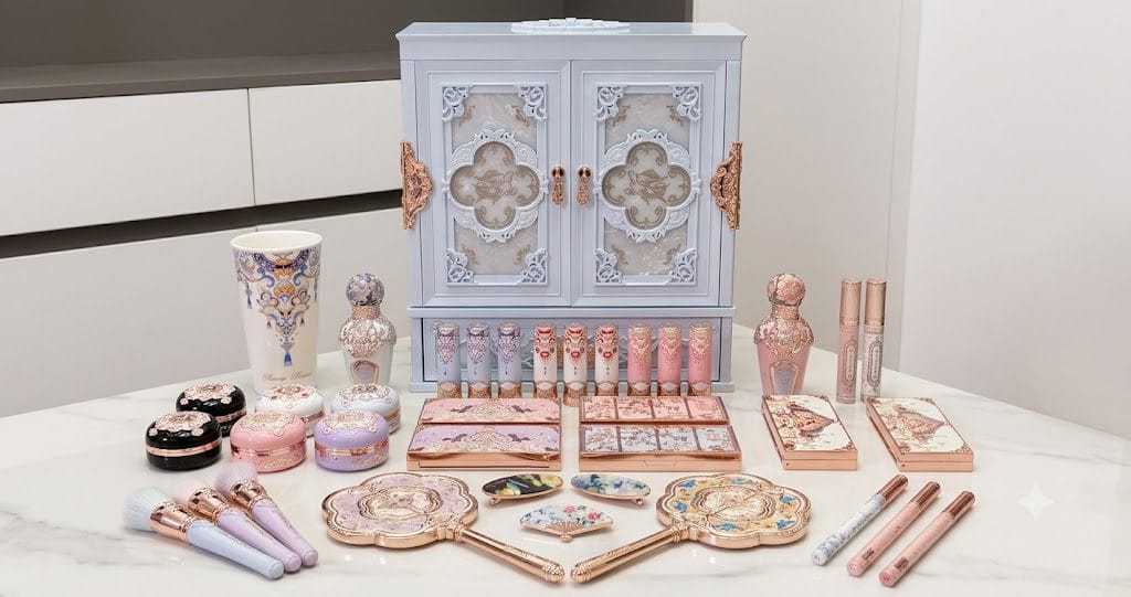 Thiết kế đỉnh cao phong cách Rococo kết hợp họa biết cánh bướm tinh xảo Flower Knows Butterfly Rococo