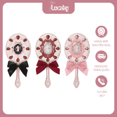 Gương Cầm Tay Strawberry Cupid Flower Knows