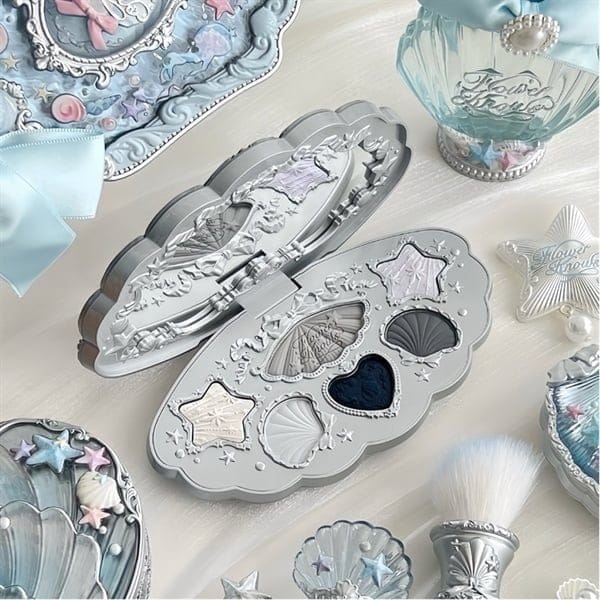 Bảng phấn mắt 6 màu vỏ sò ngọc trai Shell’s Jewel Flower Knows - Ảnh 7